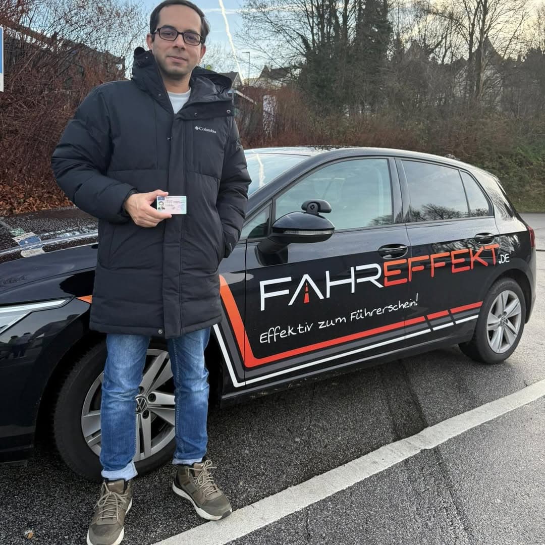 Waqar-Ali - Erfolgreicher Fahrschüler