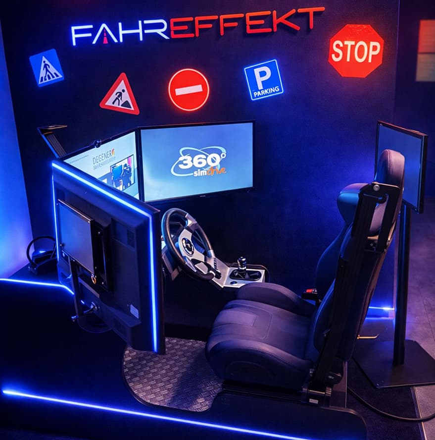Fahrsimulator Training bei Fahreffekt Wuppertal
